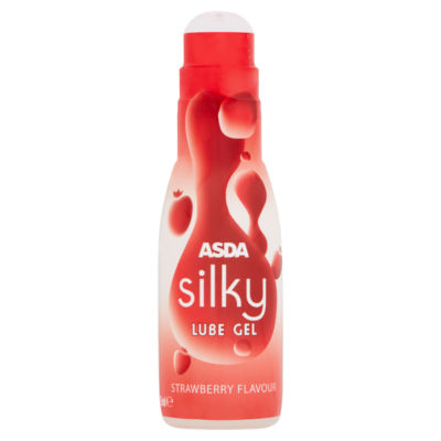 ASDA Silky Lube Gel Strawberry Flavour 75ml - British product