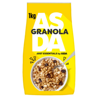 JUST ESSENTIALS Granola With Raisins And Flaked Almonds 1kg