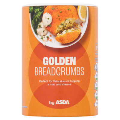 ASDA golden breadcrumbs 175g, UK version