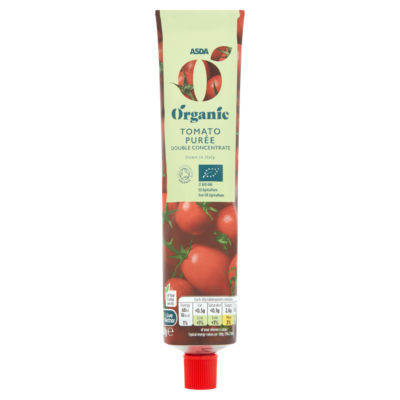Asda organic double concentrate tomato puree 200g - British product