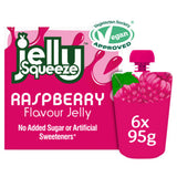 Jelly Squeeze Raspberry Flavour Jelly 6 x 95g, UK version