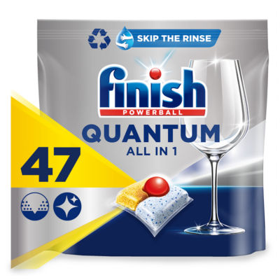 Finish Quantum lemon dishwasher tablets 47 - British product