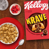 Kellogg's Krave Chocolate Hazelnut breakfast cereal 750g, UK version