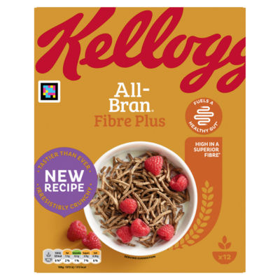 Kellogg's All Bran Fibre Plus Breakfast Cereal 2kg, UK version