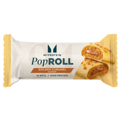 MyProtein Pop Roll Caramel Flavour 27g, imported from the UK