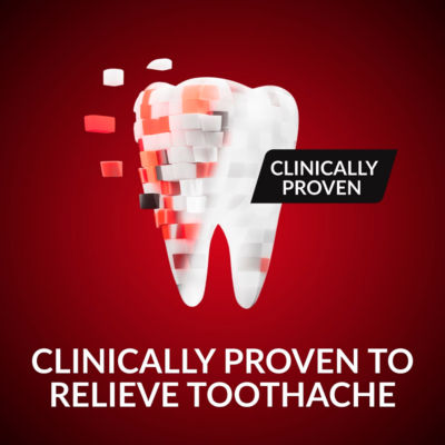 Orajel Dental Gel Rapid Toothache Relief 5.3g, imported from the UK