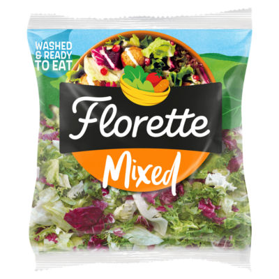 Florette mixed salad leaves 125g fresh pack - British product