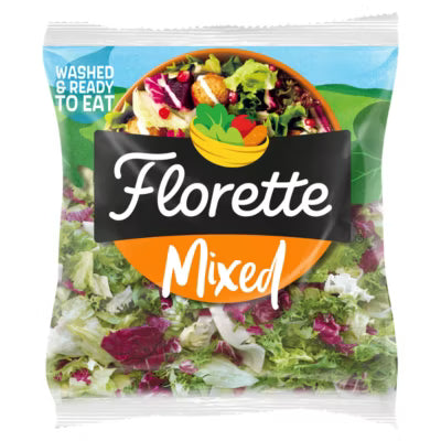Florette mixed salad leaves 125g fresh pack - British product