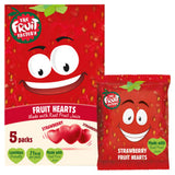 The Fruit Factory strawberry hearts fruit gums 100g (British brand)