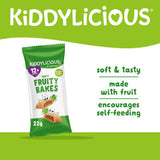 Kiddylicious apple fruity bakes baby snack bars 6 x 22g, UK version