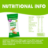 Kiddylicious apple fruity bakes baby snack bars 6 x 22g, UK version