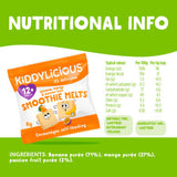 Kiddylicious Banana Mango Passion Fruit Smoothie Melts 6g, UK version
