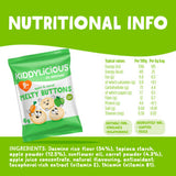 Kiddylicious Apple Carrot Melty Buttons 30g, UK version