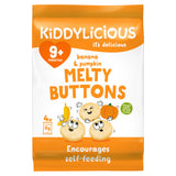 Kiddylicious Banana & Pumpkin Melty Buttons 30g, UK version