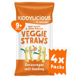 Kiddylicious sour cream and chive flavour veggie straws 48g pack, UK version
