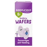 Kiddylicious Blueberry Wafers baby finger food 4 x 4g pack, UK version