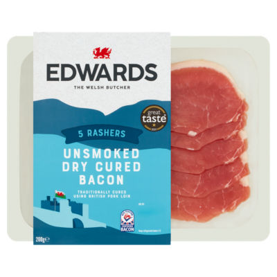 Edwards of Conwy Tykk kutt, tørrsaltet bacon