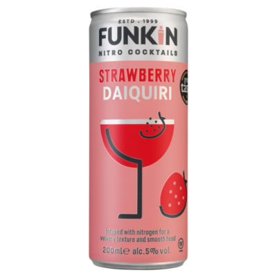 Funkin canned cocktail Strawberry Daiquiri 200ml - British product