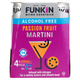 Funkin alcohol-free passion fruit martini 4x200ml canned cocktail - British product