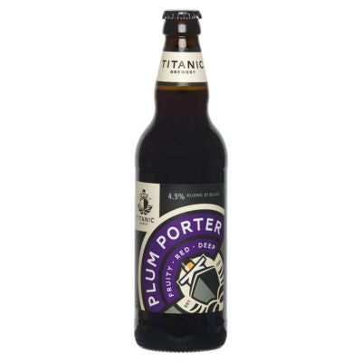 Titanic Brewery plum porter beer 500ml (British brand)