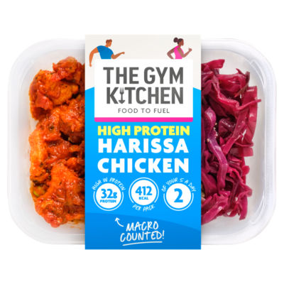 The Gym Kitchen Harissa Chicken 400g (British brand)