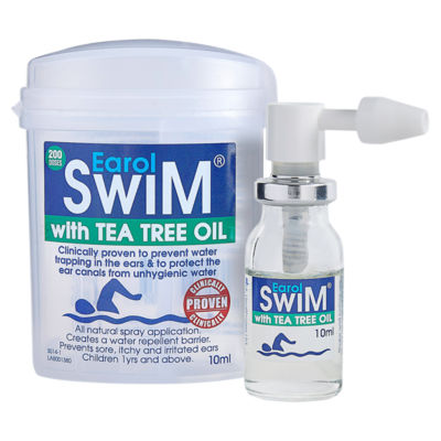 Spray pour les oreilles Earol Swim à l'huile d'arbre à thé 10 ml