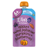 Ella's Kitchen sweet potatoes, pumpkin, apples, blueberries baby food pouch 120g - British product