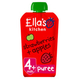 Ella's Kitchen strawberries and apples baby food pouch 120g - British product