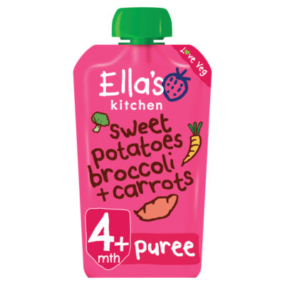 Ella's Kitchen organic sweet potato puree 120g - British product