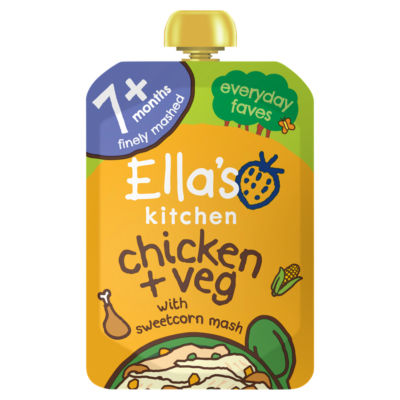 Ella's Kitchen chicken and veg baby pouch 130g - British product