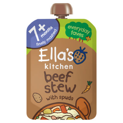 Ella's Kitchen organic beef stew with spuds 130g - British product