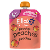 Ella's Kitchen peaches baby food puree 4+ months 70g - British product