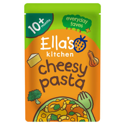 Ella's Kitchen cheesy pasta with butternut squash baby food 190g - British product