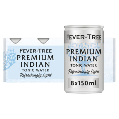 Fever-Tree Refreshingly Light Premium Indian Tonic Water 8 x 150ml - British product