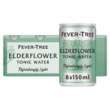 Fever-Tree Refreshingly Light Elderflower Tonic Water 8 x 150ml - British product