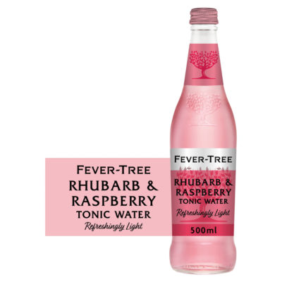 Fever-Tree Refreshingly Light Rhubarb & Raspberry Tonic Water 500ml