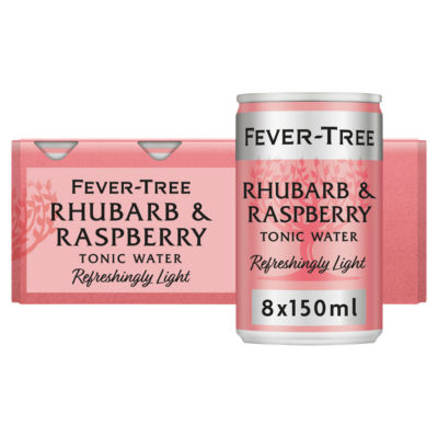 Fever-Tree Rhubarb & Raspberry Tonic Water 8 x 150ml