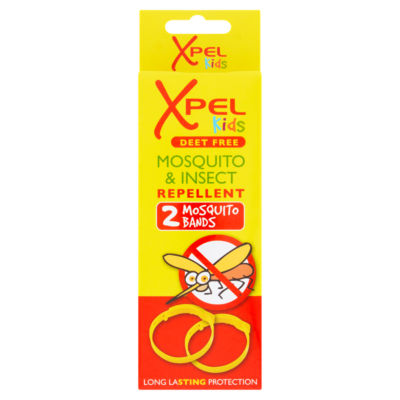 Xpel Kids 2 Bracelets répulsifs pour moustiques et insectes