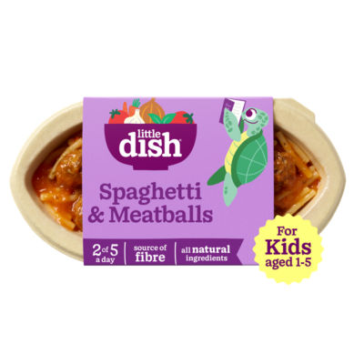 Little Dish spaghetti and meatballs kids meal 200g, UK version