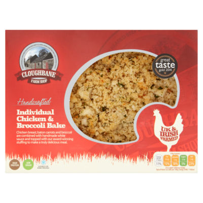 Cloughbane Chicken Broccoli Bake 300g - British product