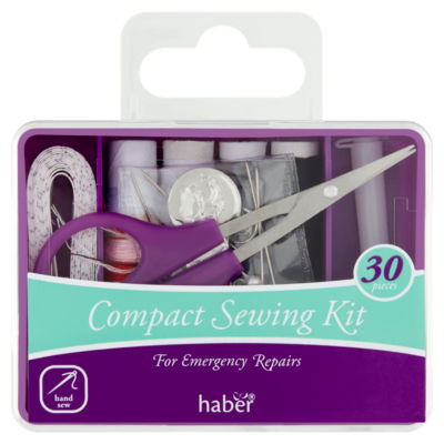 Haber compact sewing kit 30 pieces, UK version