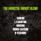 Monster energy drink 4 x 500ml, imported from the UK