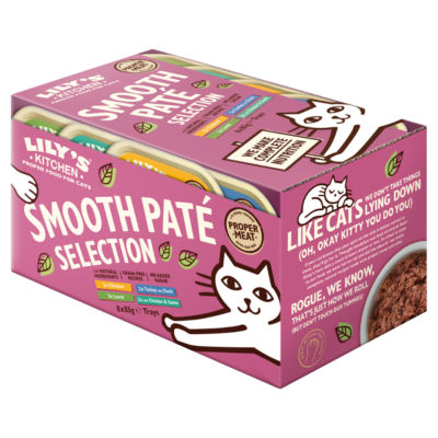 Lily's Kitchen Pâté lisse sélection pour chat, humide, 8x85g