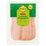 Najma smoked turkey rashers ready-to-eat 150g, imported from the UK
