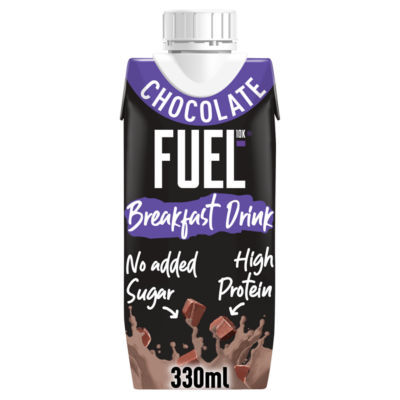 Fuel10K chocolate breakfast shake 330ml - British product