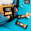 FUEL10K salted caramel protein cereal oat bars 3x45g - British product