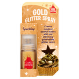 Cake Decor gold glitter spray edible cake decoration 4g - British product