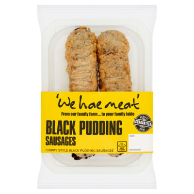 We Hae Meat Black Pudding Sausages 200g British Meat Sausage