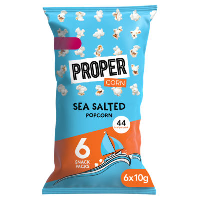Propercorn sea salted popcorn 60g imported from the UK