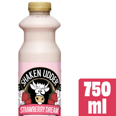 Shaken Udder strawberry milkshake 750ml (British brand)